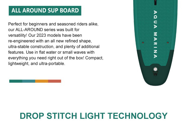 stand up paddle board AQUA MARINA model BREEZE 300*76*12cm all around